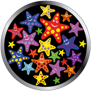 gobos in quadricromia con stelle