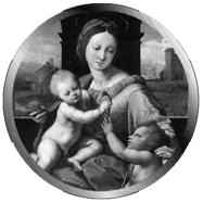 Gobo in scala di grigi standard Proietta con immagine sacra