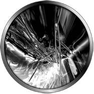 Immagine astratta in scala di grigi su gobo standard Proietta