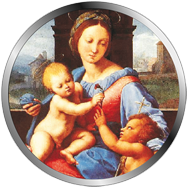 immagini natalizie, madonna con bambino per proiezione