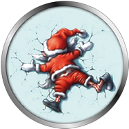 babbo natale, gobo natalizio