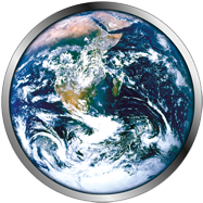 gobo con immagine della terra