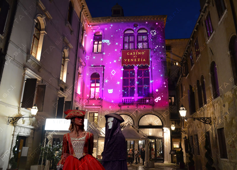 effetti di luce dinamica per il carnevale di veneizia 2014