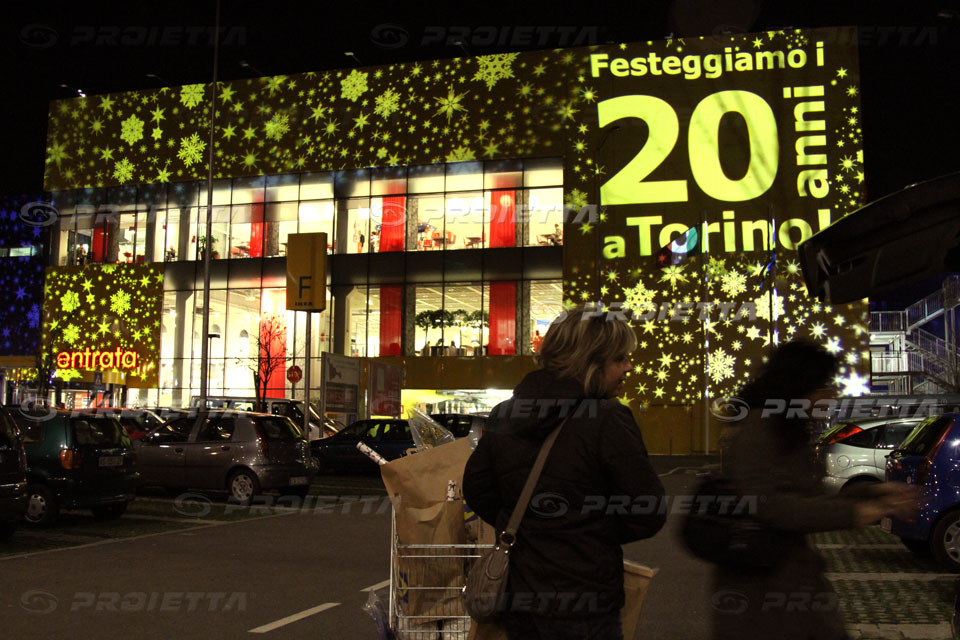 luminarie natalizie per centri commerciali