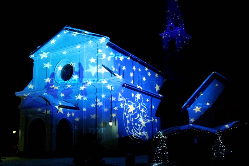 proiezioni dinamiche pubblicitarie