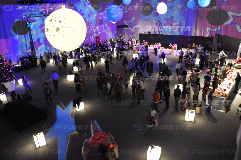 luminarie natalizie per feste in interno