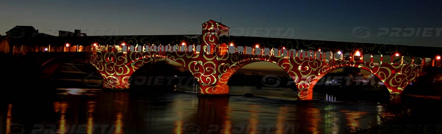 proiezioni di luci di natale