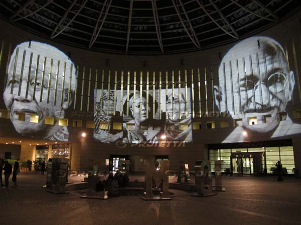 proiezioni per musei