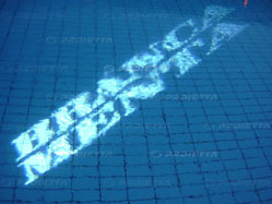 proiezioni su acuqua