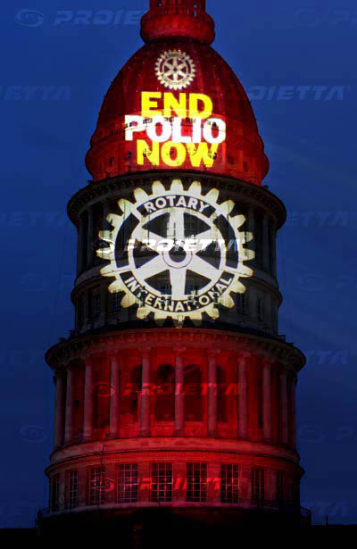 proiezioni per rotary international con monster 2500