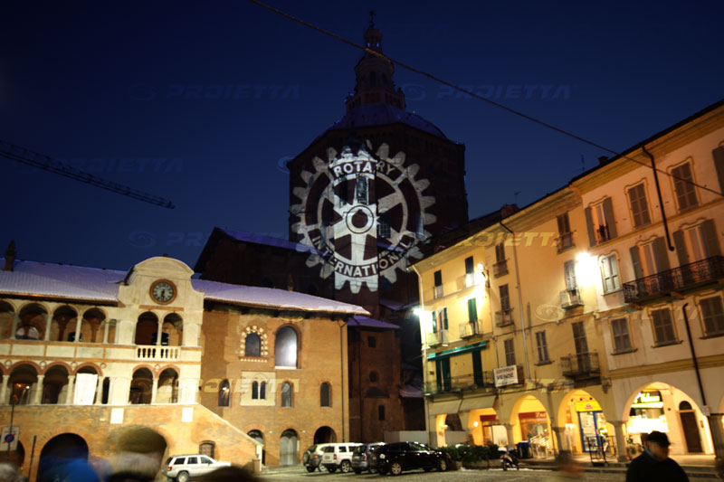 proiezione architetturale commissionata da rotary international