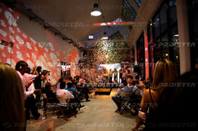 proiezione texture scenografiche evento seven invicta